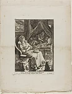 Night, plate four from Four Times of Day by Jan Saenredam