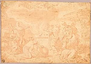 Noah's Sacrifice by Nicolas Poussin