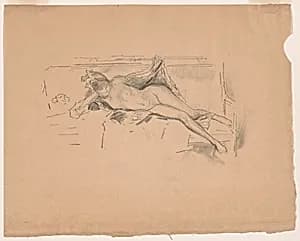 Nude Model, Reclining by James McNeill Whistler