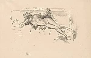Nude Model, Reclining by James McNeill Whistler