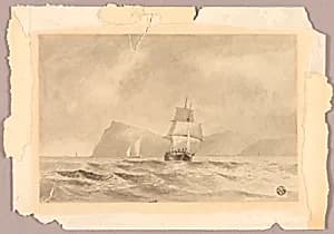Off Whitby by Edward William Cooke
