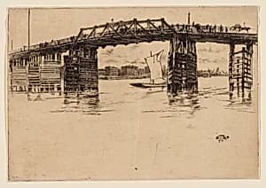 Old Battersea Bridge by James McNeill Whistler
