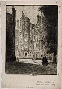 Old Court, Lincoln's Inn by Joseph Pennell