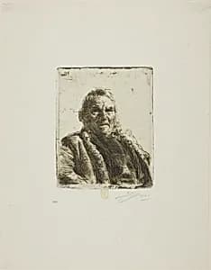 Old Soldier ("Prinsen") by Anders Zorn