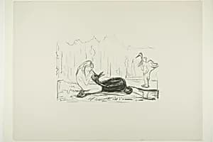 Omega and the Deer by Edvard Munch