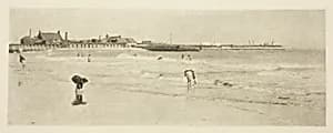 On Gorleston Sands by Peter Henry Emerson