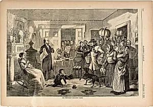 Our Minister's Donation Party by Winslow Homer