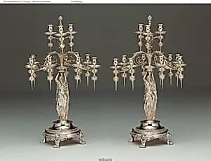Pair of Candelabra by Tiffany and Company