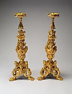 Pair of Candlesticks by School of Francesco Bertos