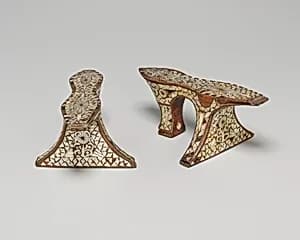 Pair of Clogs (Qabqab) by Unknown