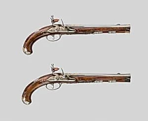 Pair of Flintlock Pistols by Unknown