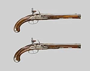 Pair of Flintlock Pistols by Unknown