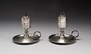 Pair of Lamps by Roswell Gleason