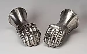 Pair of Mitten Gauntlets by Unknown