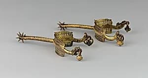 Pair of Rowel Spurs by Unknown