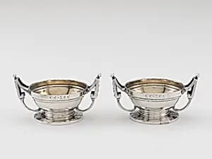 Pair of Salt Dishes by Peter L. Krider