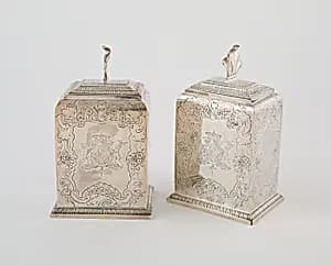 Pair of Tea Caddies by Eliza Godfrey