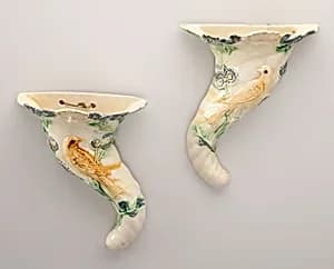 Pair of Wall Pockets by Unknown