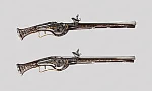 Pair of Wheellock Pistols by Unknown