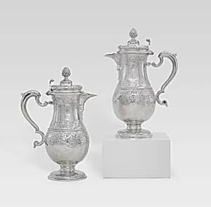 Pair of Wine Ewers by David  Bomes