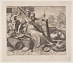 Pales, from The Occupations by Philips Galle