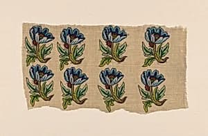 Panel of Uncut "Slip" Designs by Unknown