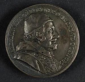 Papal Medal of Alexander VIII by Italian