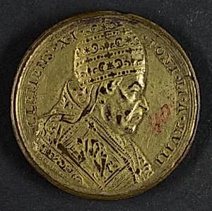 Papal Medal of Clement XI by Italian
