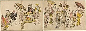 Parade of the Puppets by Okumura Masanobu
