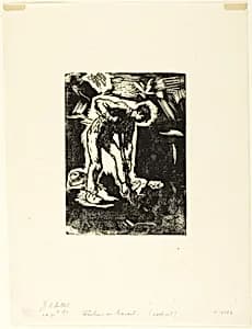 Peasant Digging by Jean François Millet
