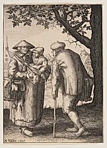 Peasant Family by Claes Jansz. Visscher