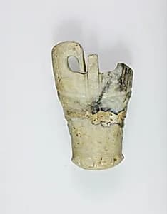Pendant, buffalo head. by Unknown