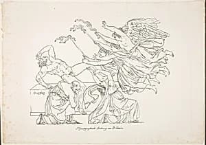 Persecution of Orestes by Johann Gottfried Schadow