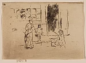 Petticoat Lane by James McNeill Whistler