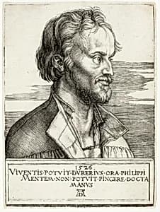 Philip Melanchthon by Albrecht Dürer