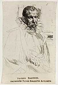 Pieter Brueghel the Younger by Anthony van Dyck