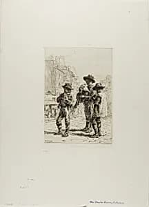 Pifferari by Charles Émile Jacque
