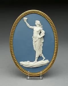 Plaque with Bacchanalian Figure by Wedgwood Manufactory