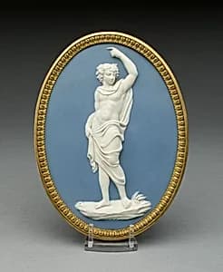 Plaque with Bacchus by Wedgwood Manufactory