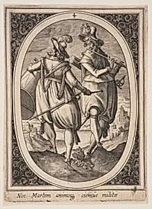 Plate 4 from Military Figures