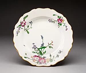 Plate by Veuve Perrin Manaufactory
