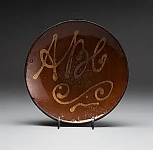 Plate by Asa E. Smith Pottery