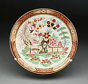 Plate by Worcester Porcelain Factory