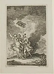 Plate from, Nella Venuta by Franz Edmund Weirotter