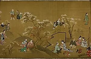 Pleasures of the Seasons by Hishikawa Morohira