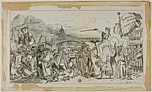 Political Cartoon by Unknown artist