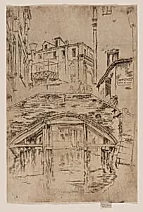 Ponte del Piovan by James McNeill Whistler