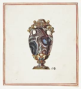 Porphyry Vase by Giuseppe Grisoni