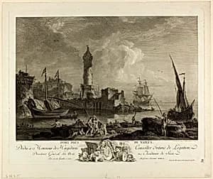 Port near Naples by Adrian Zingg