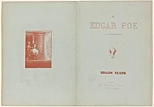 Portfolio cover, from To Edgar Poe by Odilon Redon